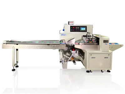 Горизонтальна пакувальна машина Flow-pack BG-600XDSF, нижня подача