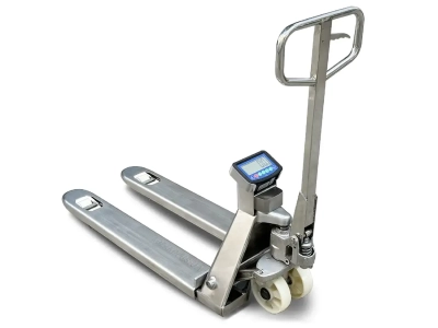 Візок гідравлічний нержавіючий з вагами Staxx WH-25SS