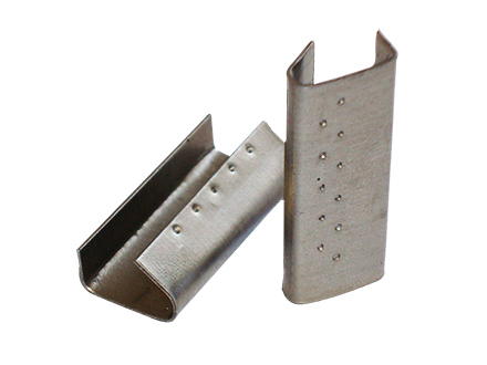 Скріпа металева пакувальна М10 для ПП стрічки