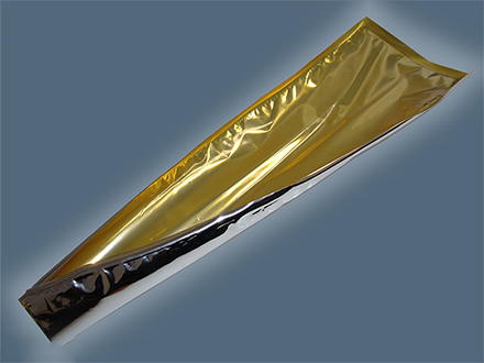 Вакуумний пакет металізований харчовий «золото» 120 х 400 мм