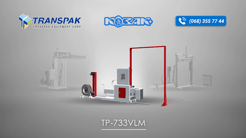 Стрепінг-машина Pollux TP-733VLM для палет