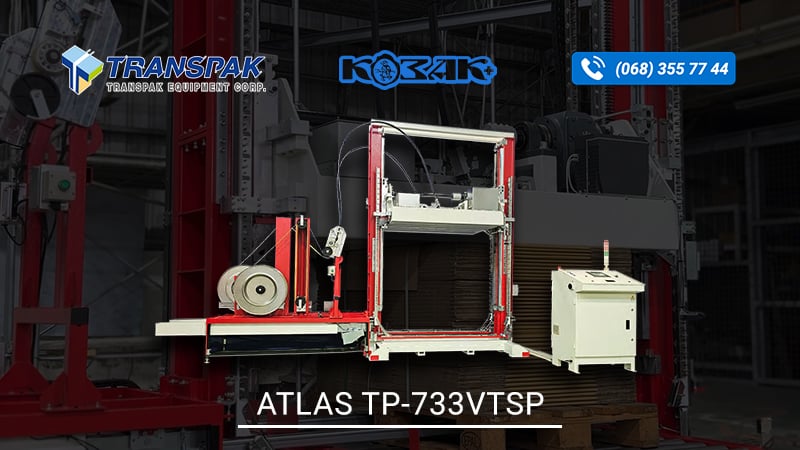Стрепінг-машина ATLAS TP-733VTSP для палет
