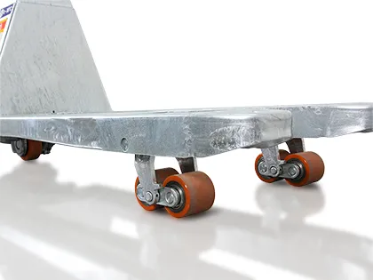 Поліуретанові подвійні вантажні колеса