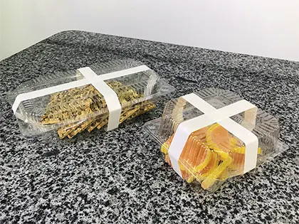 Обв'язка контейнерів з десертами