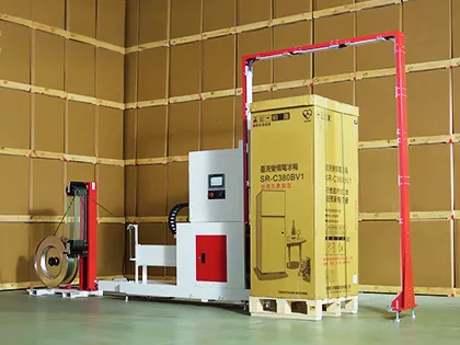 Повністю автоматична вертикальна обв’язувальна машина для палет (бокове запаювання)