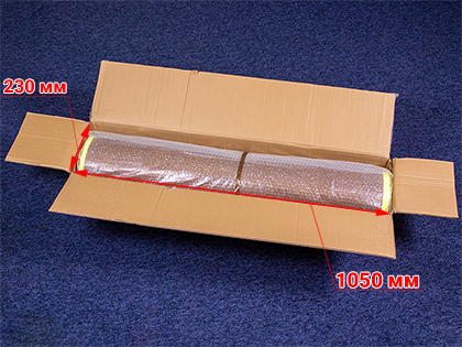 Розмір упаковки для рулону тефлону
