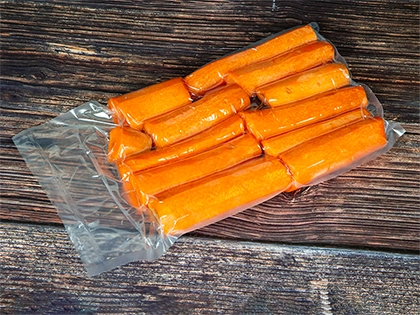 Вакуумування митої моркви