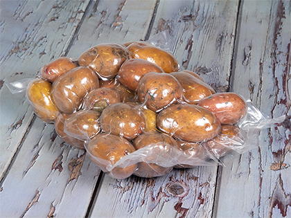 Вакуумування помитої не чищеної картоплі
